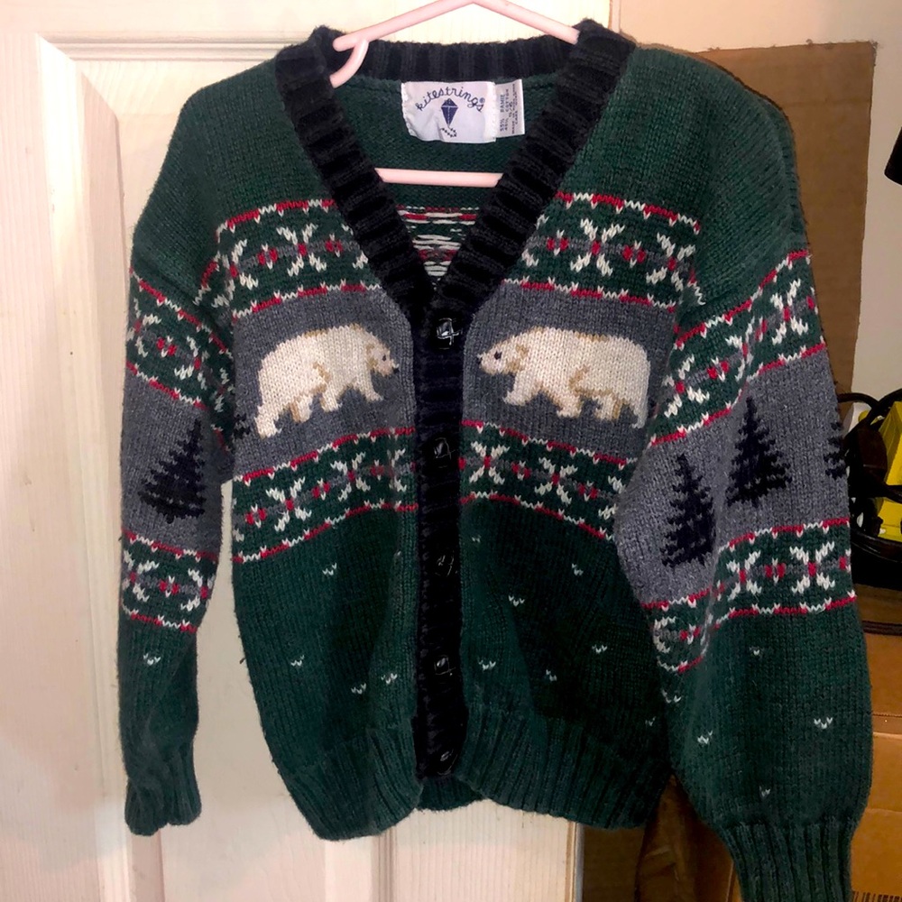 Kitestrings Kids Button up sweater Size 5/6